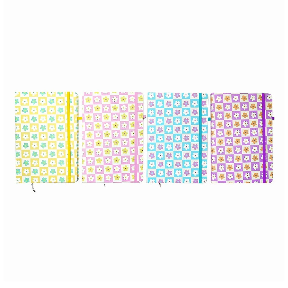Блокнот Malevaro на гумці А5 80 аркушів PU обкладинка Pattern 763470ML