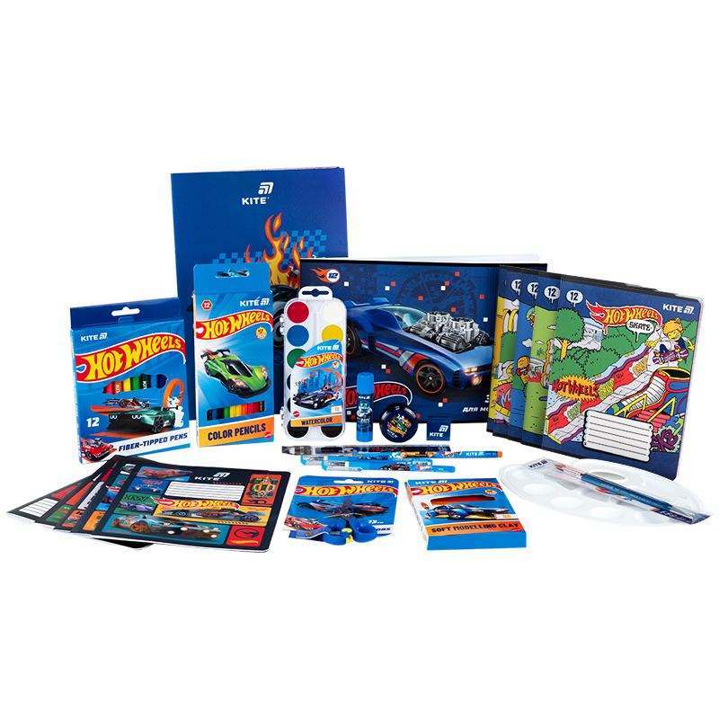 Подарунковий набір до школи Kite Hot Wheels HW26-S01 . Фото 5
