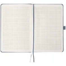 Книга записна Axent Partner 8201-62-A, 125x195 мм, 96 аркушів, клітинка, сіра. Фото 2