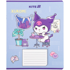 Зошит шкільний Kite Kuromi HK25-236-1, 18 аркушів, клітинка. Фото 4