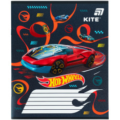 Зошит шкільний Kite Hot Wheels HW26-235, 12 аркушів, коса лінія. Фото 12