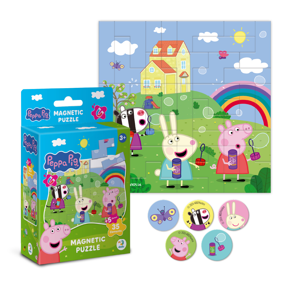 Магнітний пазл Dodo 40 елементів - Peppa Pig. Прогулянка з подружками 200759. Фото 2