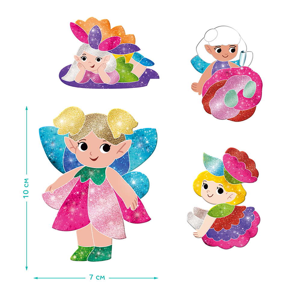 Магнітний набір з фольгою Dodo  - Лісові феї 200299. Фото 4