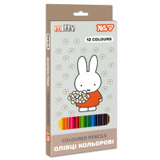 Олівці кольорові Yes Miffy 12 кольорів 290789