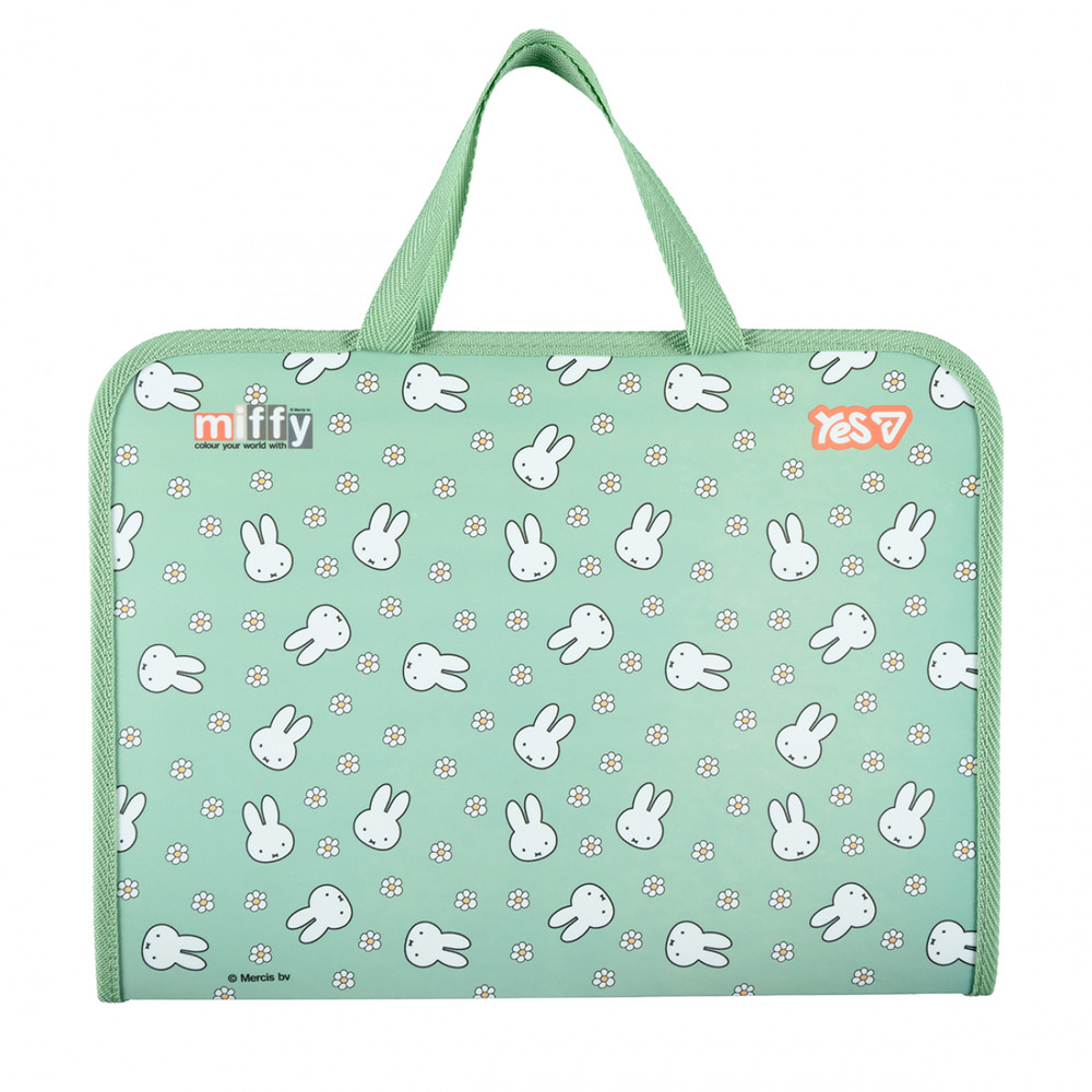 Папка-портфель Yes Miffy FC на блискавці з тканинними ручками 492409
