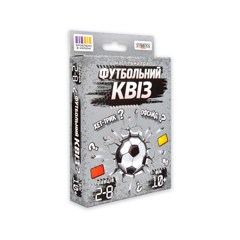 Настільна гра Strateg - Футбольний Квіз 31205