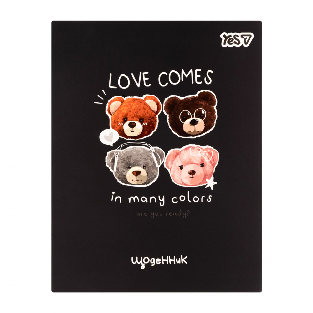Щоденник шкільний Yes Bear Love A5 40 аркушів інтегральний 911739