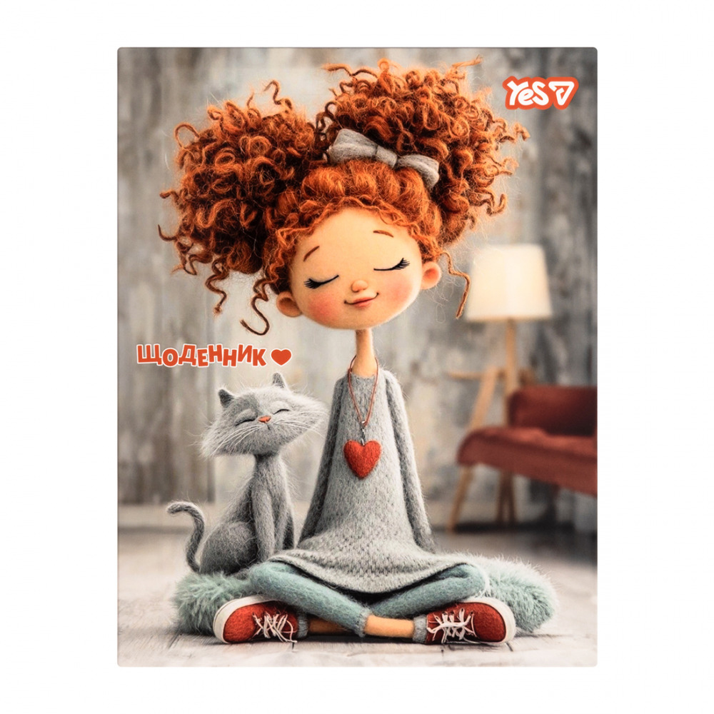 Щоденник шкільний Yes Curly Girl A5 40 аркушів інтегральний 911733