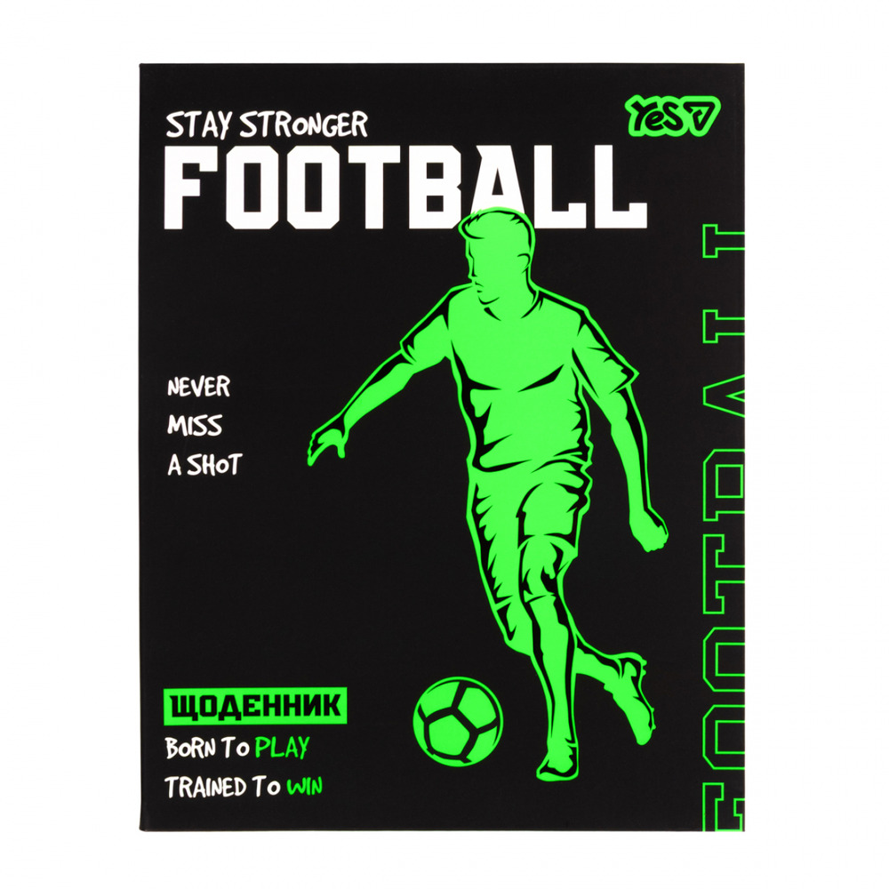 Щоденник шкільний Yes Football Profi A5 40 аркушів інтегральний 911744