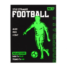 Щоденник шкільний Yes Football Profi A5 40 аркушів інтегральний 911744