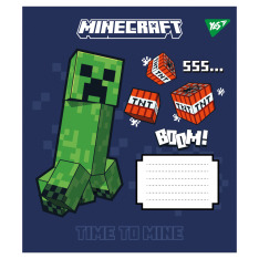 Зошит учнівський шкільний Yes Minecraft Signs А5 24 аркушів клітинка 767561. Фото 5