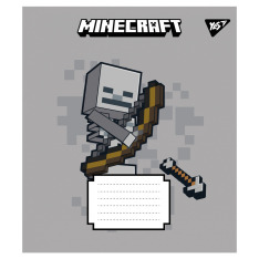 Зошит учнівський шкільний Yes Minecraft Signs А5 24 аркушів клітинка 767561. Фото 2
