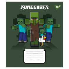 Зошит учнівський шкільний Yes Minecraft Signs А5 24 аркушів клітинка 767561. Фото 3