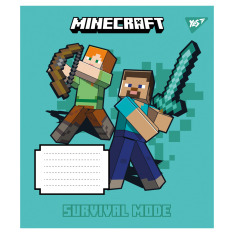 Зошит учнівський шкільний Yes Minecraft Signs А5 24 аркушів клітинка 767561. Фото 6