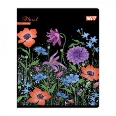 Зошит учнівський Yes Floral bloom А5 24 аркушів клітинка 768592. Фото 6