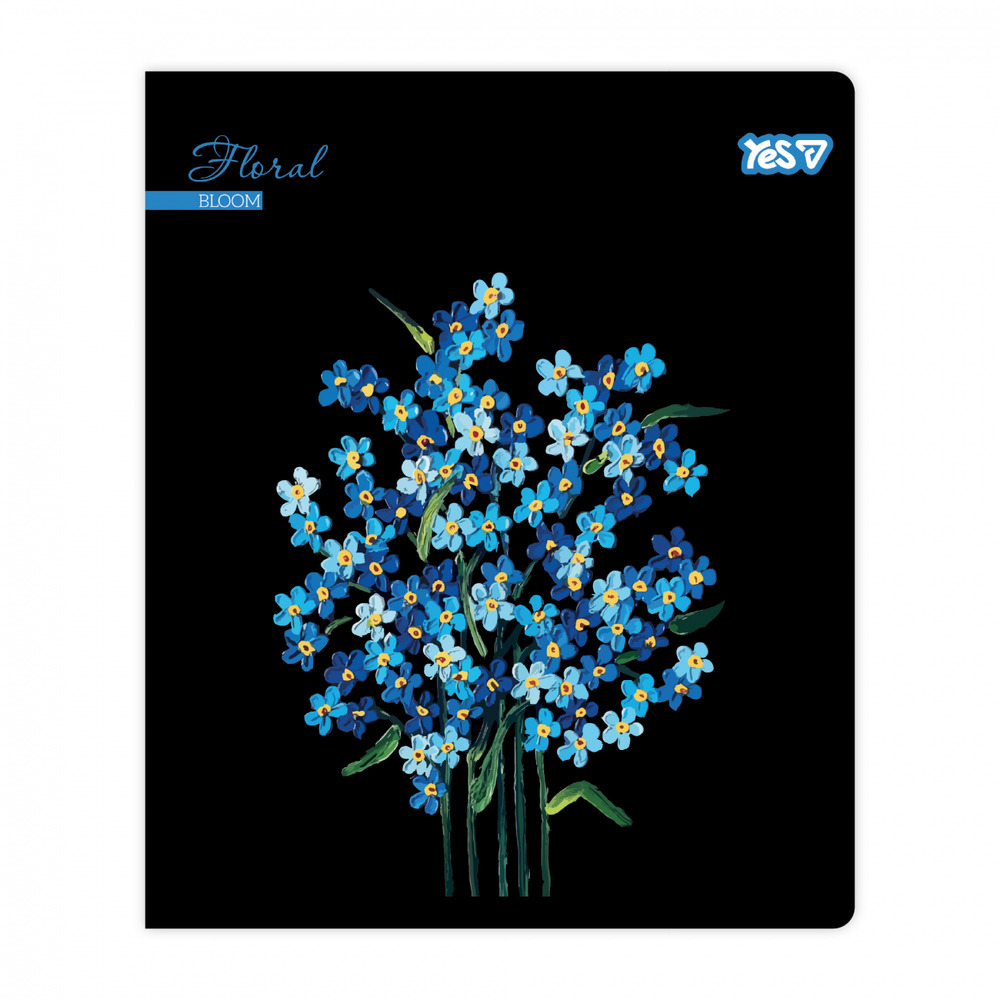 Зошит учнівський Yes Floral bloom А5 48 аркушів клітинка 768594. Фото 4