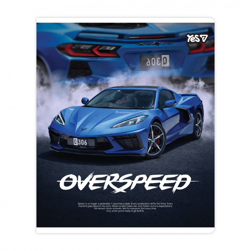 Зошит учнівський Yes Overspeed А5 24 аркушів клітинка 768590. Фото 5