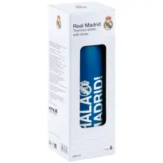 Термопляшка з трубочкою RL26-1262, 600мл, FC Real Madrid. Фото 4
