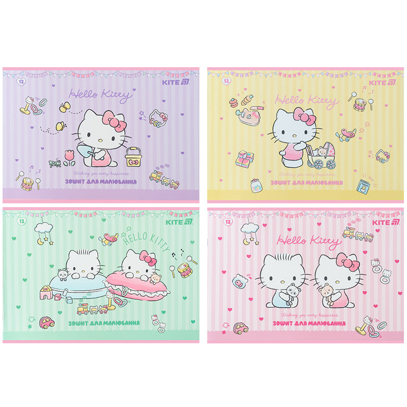Альбом для малювання Kite Hello Kitty HK25-241-1, 12 аркушів