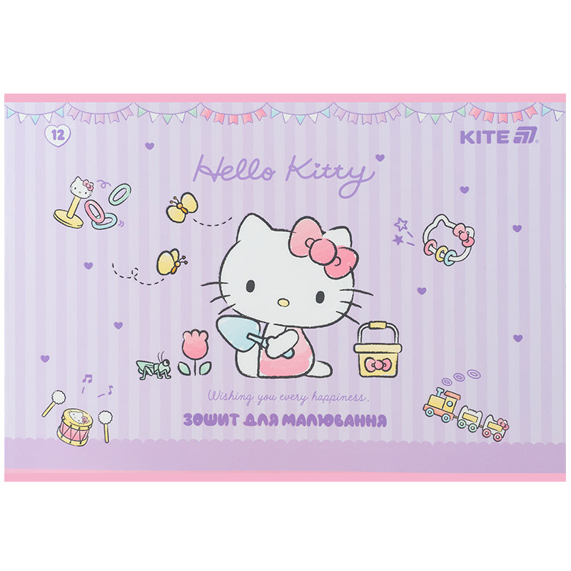 Альбом для малювання Kite Hello Kitty HK25-241-1, 12 аркушів. Фото 3