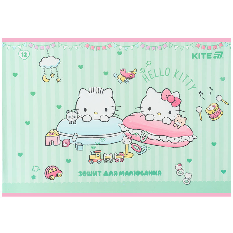 Альбом для малювання Kite Hello Kitty HK25-241-1, 12 аркушів. Фото 7