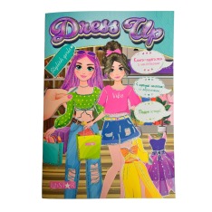 Книга-одягалка з наліпками Dress Up мікс дизайнів . Фото 5