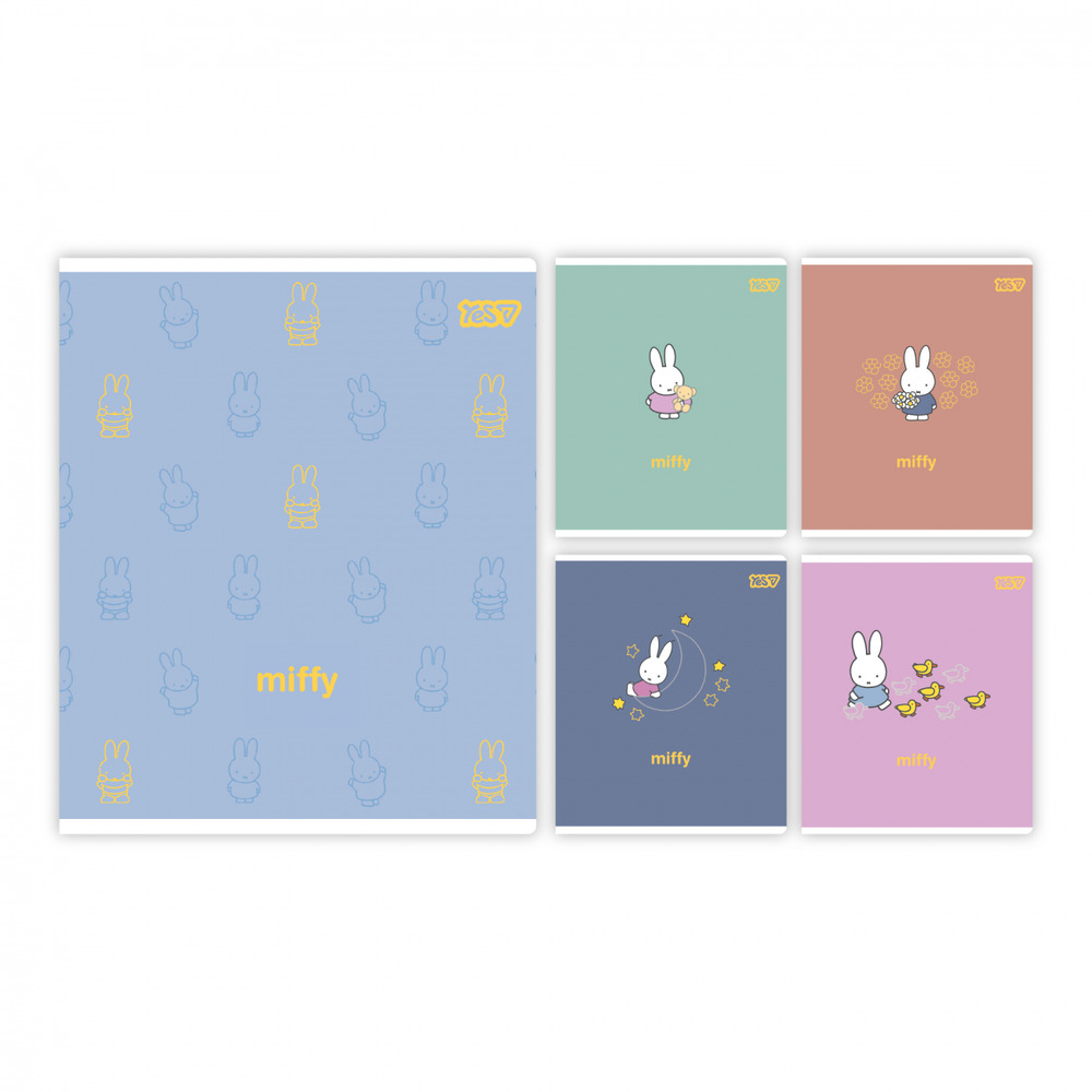 Зошит учнівський Yes Miffy Bunny А5 18 аркушів клітинка 768598