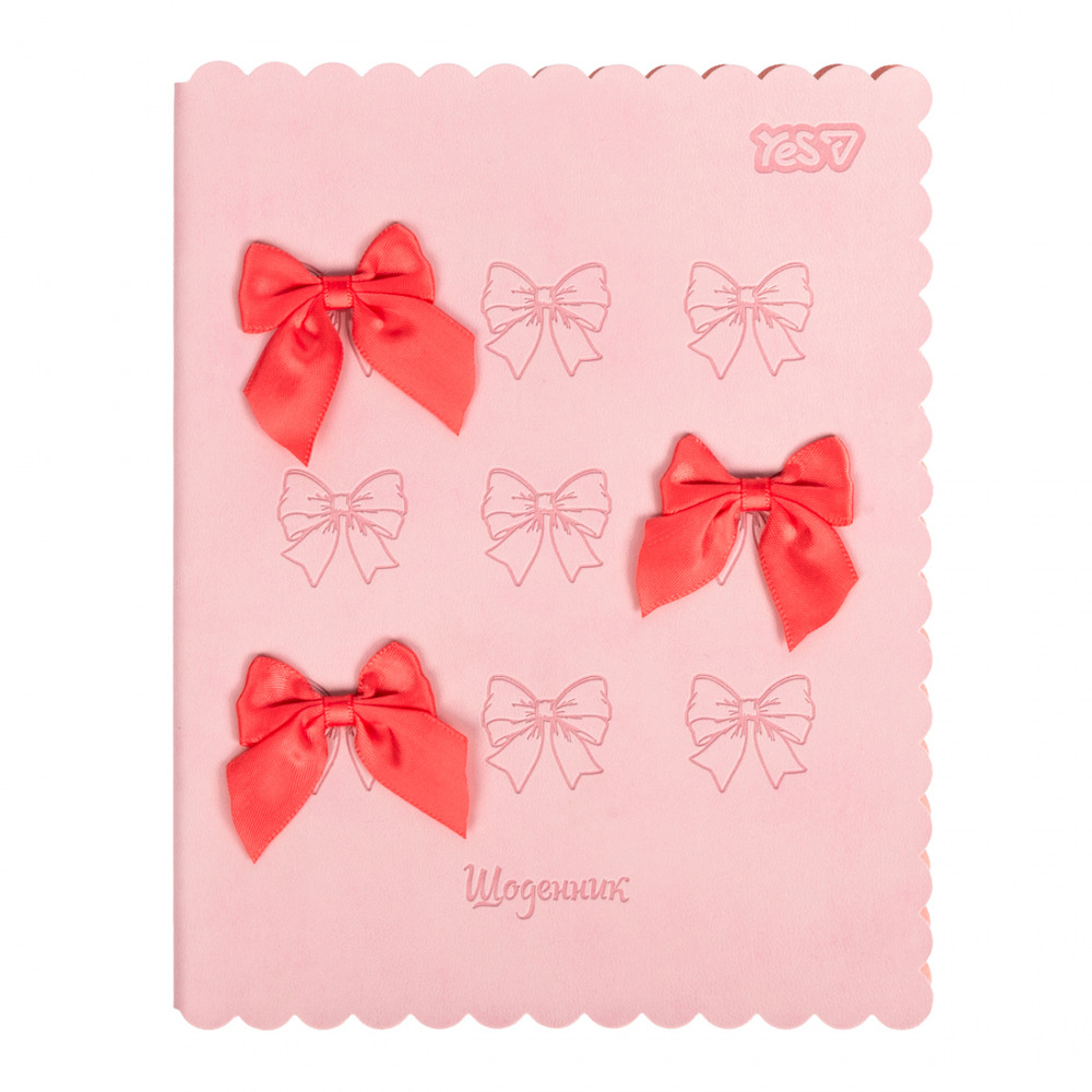 Щоденник шкільний Yes Ribbons A5 40 аркушів PU інтегральний 911696