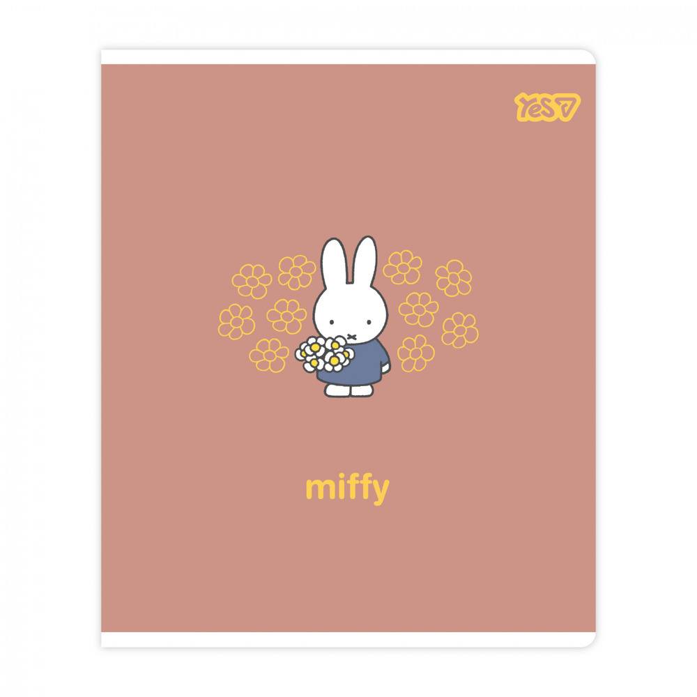 Зошит учнівський Yes Miffy Bunny А5 12 аркушів клітинка 768596. Фото 4