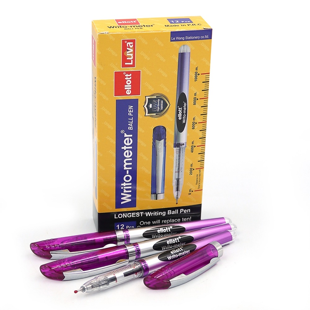 Ручка Ellott Writo-meter 10 км масляна 0,5мм фіолетова 8048-ET-VIO