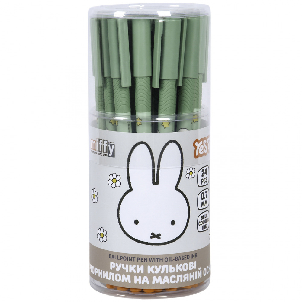 Ручка кулькова Yes Miffy 0,7 мм синя 412298