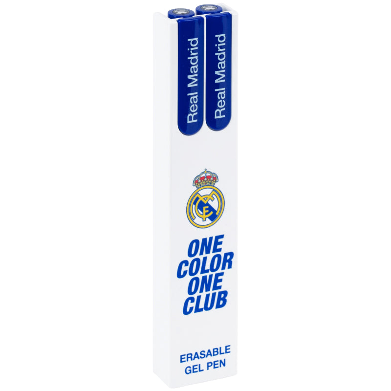 Ручка Kite Real Madrid гелева пиши-стирай синя 2 шт у пеналі  RL26-069