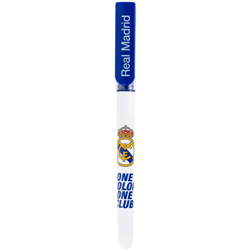 Ручка Kite Real Madrid гелева пиши-стирай синя 2 шт у пеналі  RL26-069. Фото 4