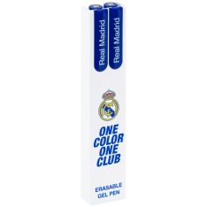 Ручка Kite Real Madrid гелева пиши-стирай синя 2 шт у пеналі  RL26-069