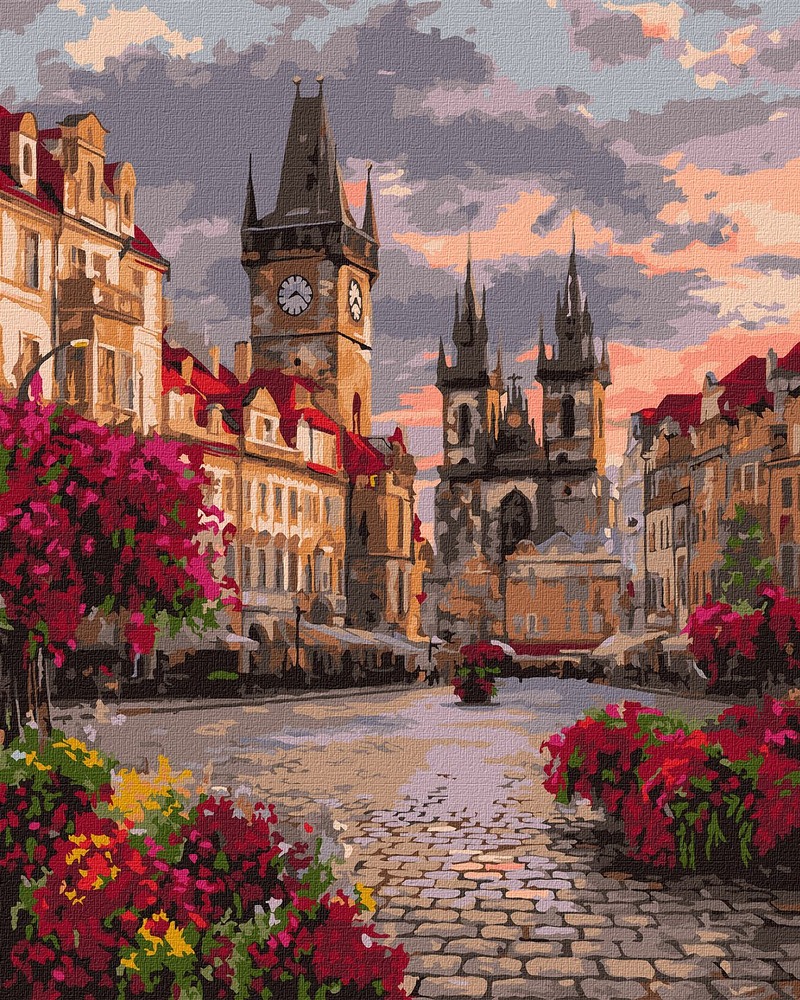 Картина за номерами Ideyka. Велич Праги 40х50см
