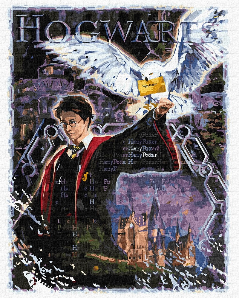Картина за номерами Ideyka. WB Harry Potter: Атмосфера магії 40х50см
