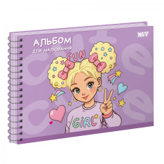 Альбом для малювання Yes Cool girl А4 20 аркушів 130628
