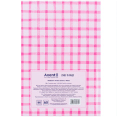 Книга записна Axent Emily in Paris 8457-24-A-EIP, А5, 96 аркушів, клітинка, тверда обкладинка. Фото 5