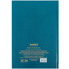 Книга записна Axent Stay curious 8457-19-A, А5, 96 аркушів, клітинка, тверда обкладинка. Фото 5