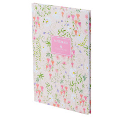 Книга записна Axent Turnowsky Floral 1 8457-10-A-TR, 96 аркушів, клітинка, тверда обкладинка. Фото 2