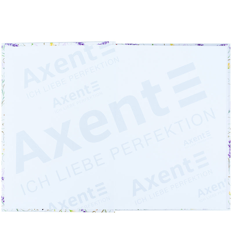 Книга записна Axent Turnowsky Floral 3 8457-12-A-TR, А5, 96 аркушів, клітинка, тверда обкладинка. Фото 3
