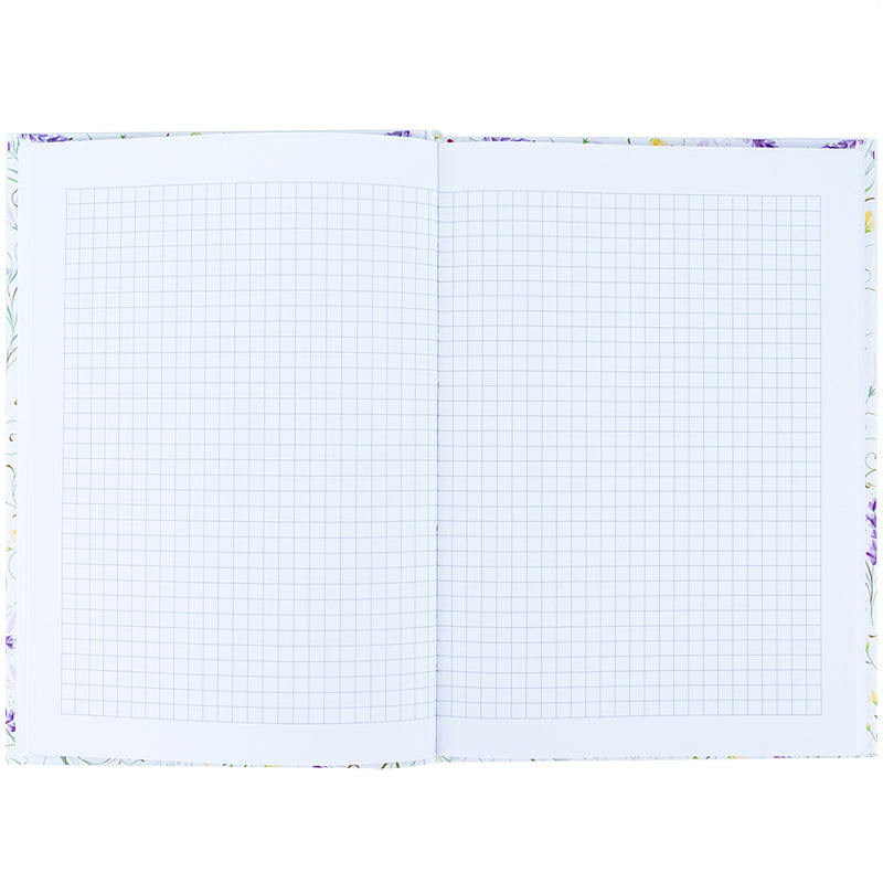 Книга записна Axent Turnowsky Floral 3 8457-12-A-TR, А5, 96 аркушів, клітинка, тверда обкладинка. Фото 4