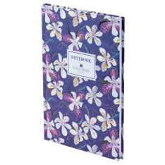 Книга записна Axent Turnowsky Floral 5 8457-14-A-TR, А5, 96 аркушів, клітинка, тверда обкладинка. Фото 2