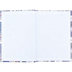 Книга записна Axent Turnowsky Floral 5 8457-14-A-TR, А5, 96 аркушів, клітинка, тверда обкладинка. Фото 4