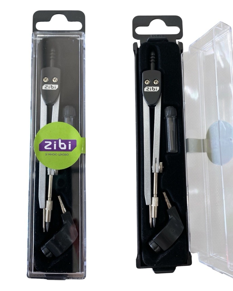 Готовальня Zibi BLACK 3 предмета ZB.5305BS. Фото 2