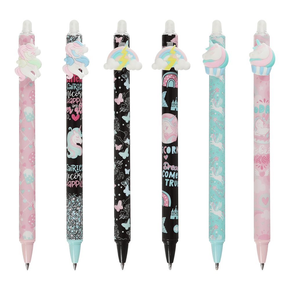 Ручка ZiBi пиши-стирай UNICORN MOOD 0.5 мм синя KIDS Line ZB.22145. Фото 2