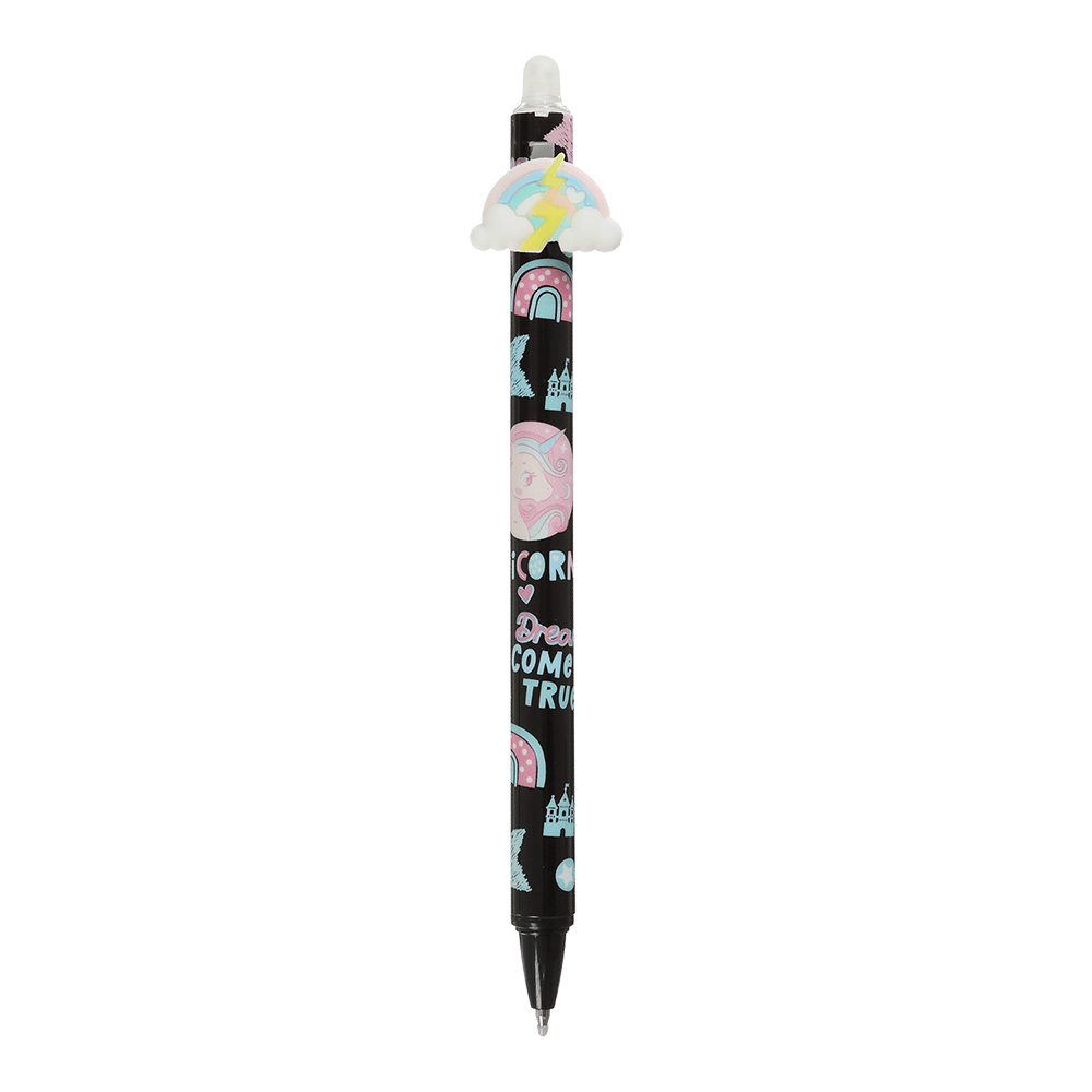 Ручка ZiBi пиши-стирай UNICORN MOOD 0.5 мм синя KIDS Line ZB.22145. Фото 4