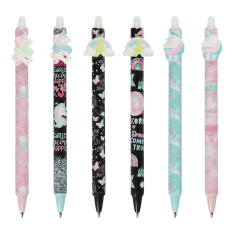 Ручка ZiBi пиши-стирай UNICORN MOOD 0.5 мм синя KIDS Line ZB.22145. Фото 2