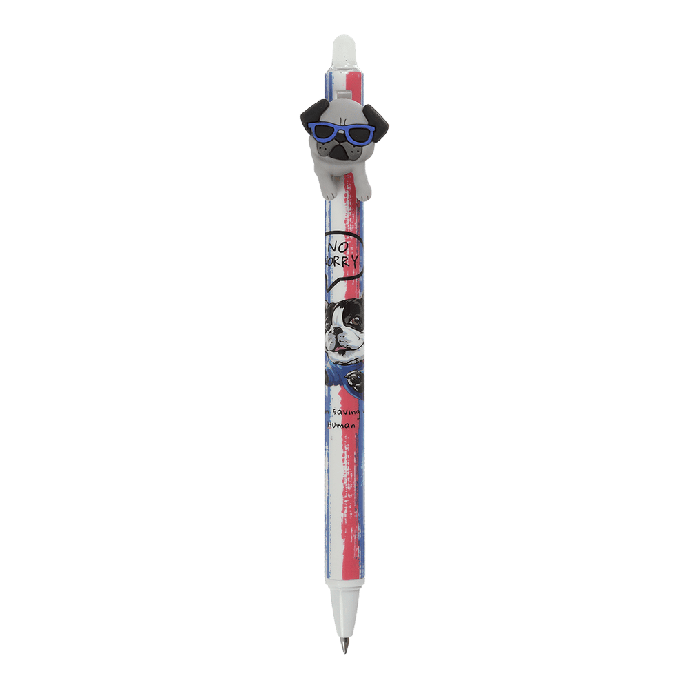 Ручка ZiBi ZB.22149 пиши-стирай PUPPY VIBES, 0.5 мм, синя, KIDS Line. Фото 6