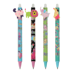 Ручка ZiBi пиши-стирай SILLY CATS 0.5 мм синя KIDS Line ZB.22155. Фото 2